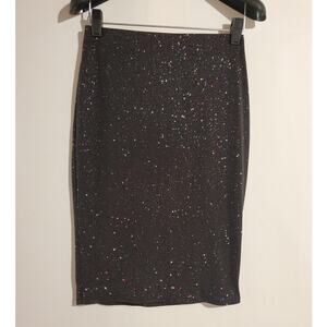 GBG Los Angeles NWT Shakira Rainbow Shimmer Stretch Skirt S Glitter Sparkle
